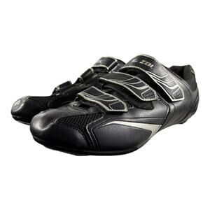 Zol Men’s Trail MTB Cycling Cleats Biking Sneakers Size 13 Black White